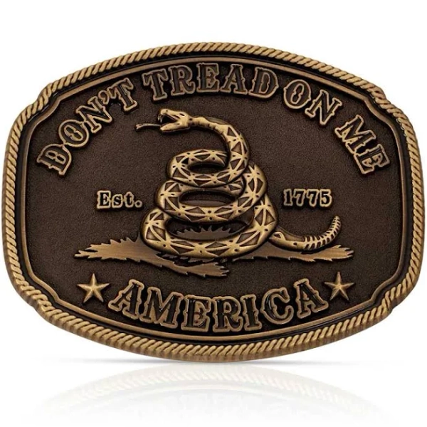 American Gadsden Don't Tread On Me Heritage Attitude Buckle