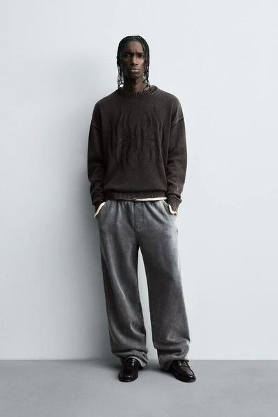 REVERSIBLE RIPPED EFFECT SWEATER