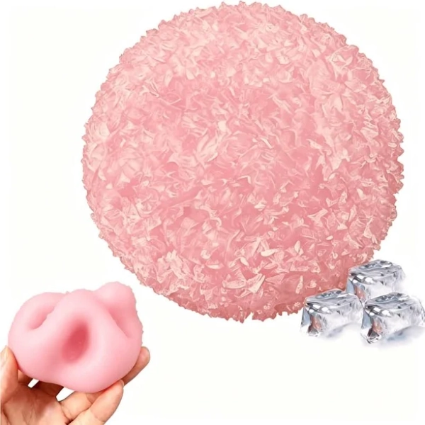 Bomd Slushy Squishies, Crunchy Squishy Stress Ball, Waxberry Moldable Crunchy Stress, Satisfying Slush Texture Squishy Helps Unwind As Portable