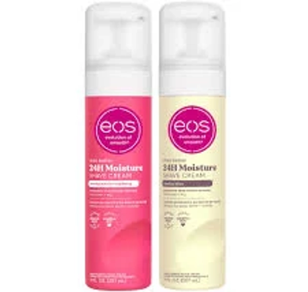 eos Shea Better Shaving Cream for Women, Vanilla Bliss, Shave Cream, Skin Care and Lotion & Shea Better Shaving Cream for Women, Pomegranate Raspberry