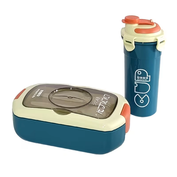 juego 2 piezas   lonchera gran capacidad taza diseño - Temu