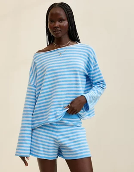 Aerie Sunday Soft Boatneck Sweater