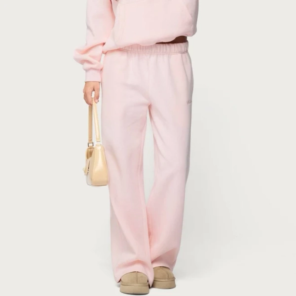 Edikted Women's Basic Girl Wide Leg Sweatpants