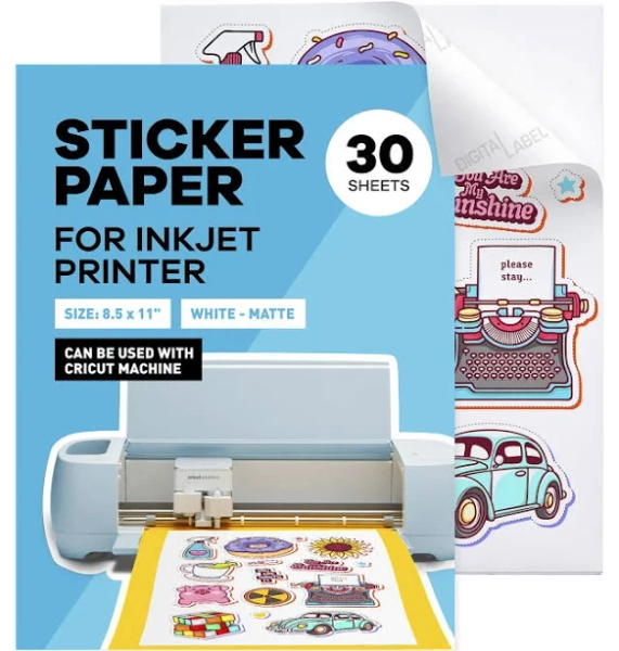 Sticker Paper for Inkjet Printers