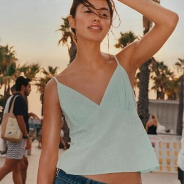 String Triangle Bikini Top 