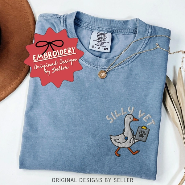 Embroidered Funny Veterinarian Shirt, Vet School T Shirt, Ved Med Student Tshirt, Graduation Gift for Vet