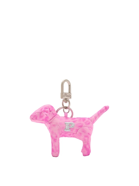 PINK Micro Dog™ Keychain Charm