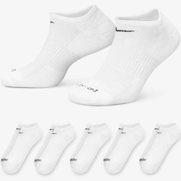 Men's Nike Everyday Plus Cushioned No-Show Training Socks