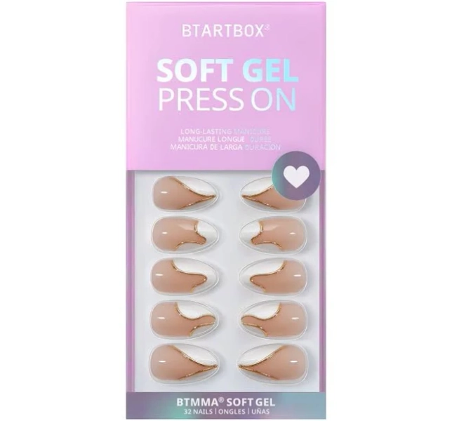 BTArtbox Tiny Gloden Press-On Nails