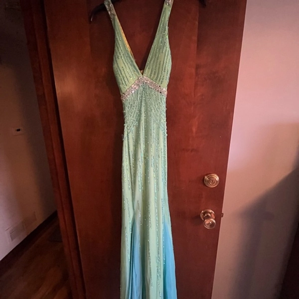 David's bridal sequin prom formal dress size medium