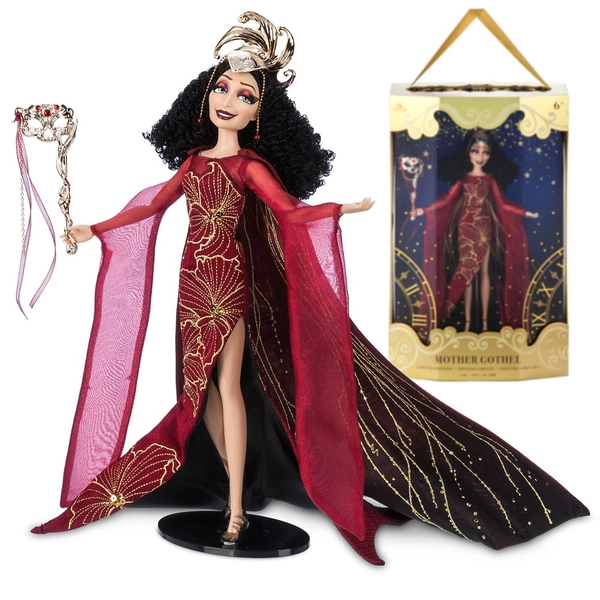 Mother Gothel Limited Edition Doll – Tangled – Disney Designer Collection Midnight Masquerade Series – Fashionably Late – 12'' | Disney Store