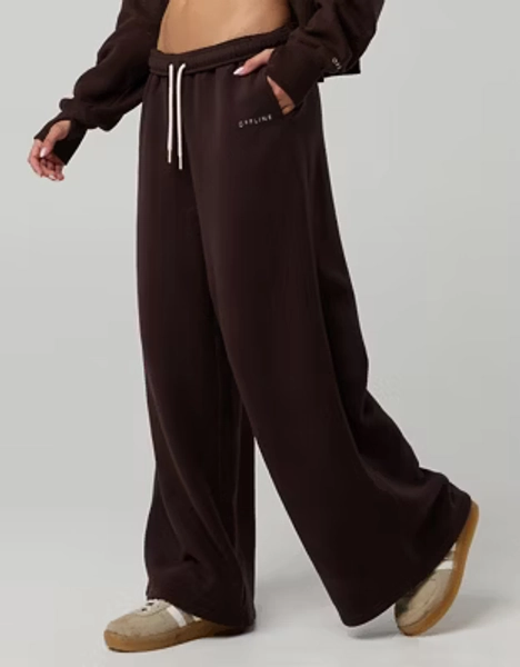 OFFLINE By Aerie Cloud Fleece Baggy Trouser