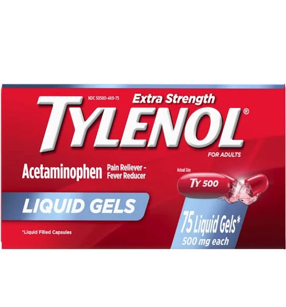 Tylenol Extra Strength Pain Reliever-Fever Reducer Liquid Gels