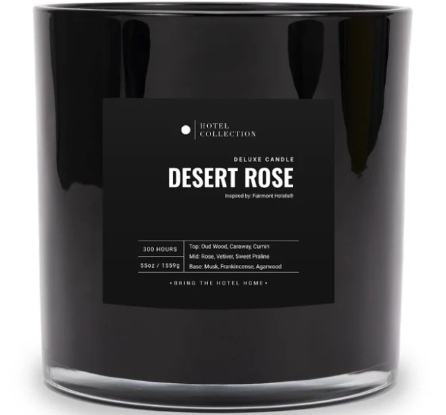 Hotel Collection Deluxe Desert Rose Candle