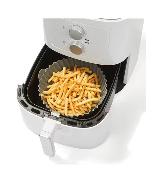 Silicone Air Fryer Tray - Grey