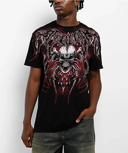Affliction Immortal Empire Black T-Shirt
