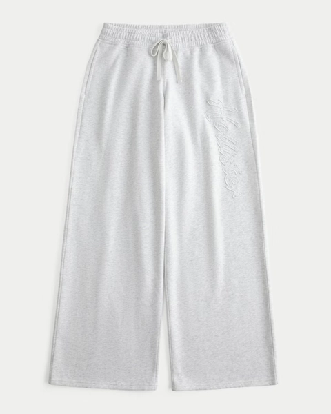 Low-Rise Logo Graphic Baggy Sweatpants
