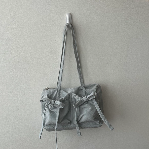 J-fashion kawaii nylon bow bag. Purchased in... | Depop