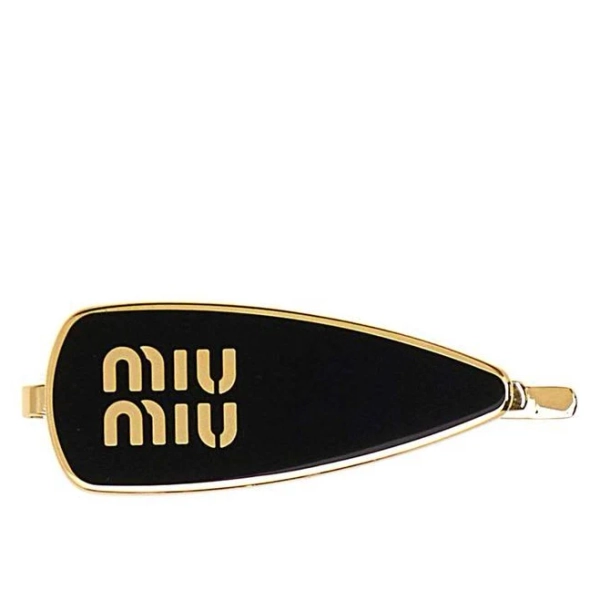 Miu Miu Logo-Detailed Hair Clip - Only One Size