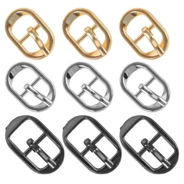 30Pcs Stainless Steel Single Prong Buckle Belt Buckles