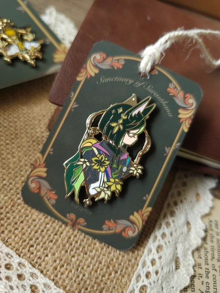 Genshin Impact Sanctuary of Surasthana Enamel Pins | Sumeru Alhaitham Kaveh Cyno Tighnari Nahida Wanderer