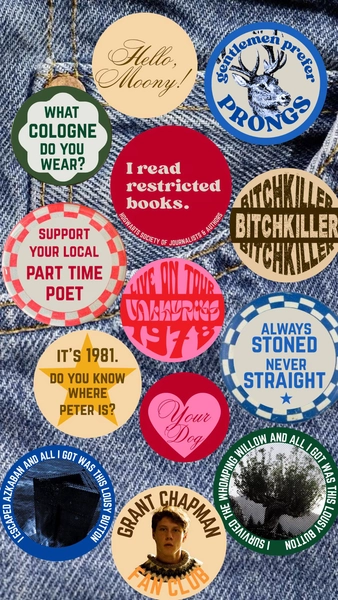 SINGLE Vintage Marauders Era Pin-Back Buttons