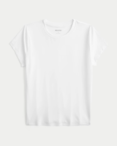 Soft Seamless Fabric Crew Baby Tee