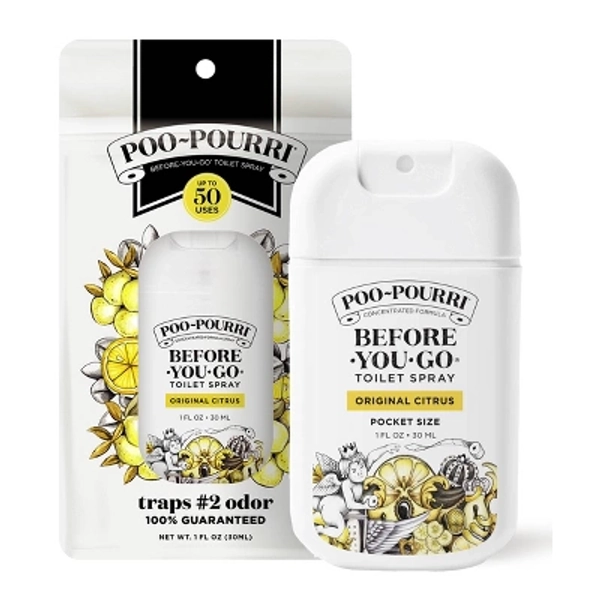 Poo-Pourri Pocket Spray Air Freshener - Original Citrus - 1 fl oz