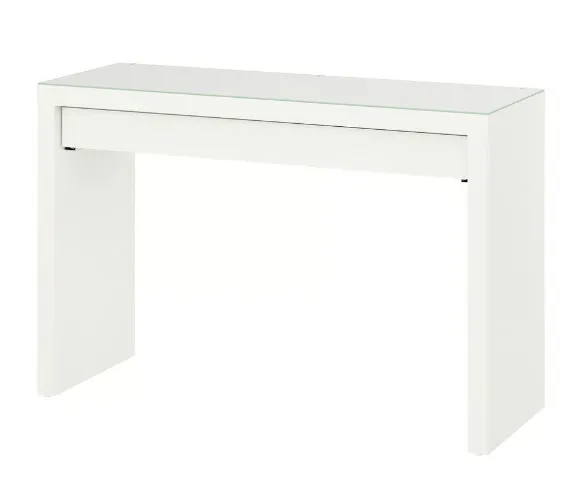 MALM Dressing table - white 120x41 cm