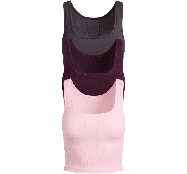 SKIMS Women's Cotton Rib Tank 3-Pack