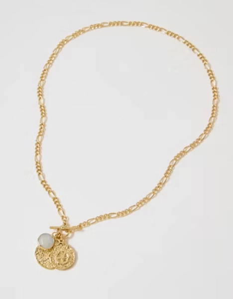 Aerie Colored Stone Charm Necklace