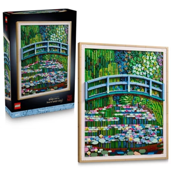 LEGO Art Claude Monet – Bridge Over a Pond of Water Lilies 31220