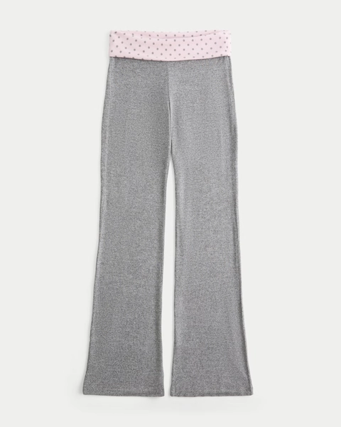 Always Cozy Foldover Flare Pants