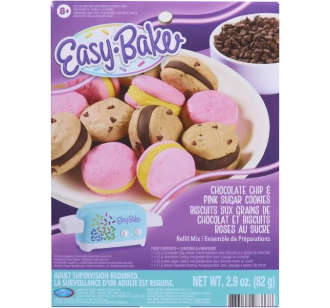 Easy-bake Ultimate Oven Chocolate Chip and Pink Sugar Cookies Refill