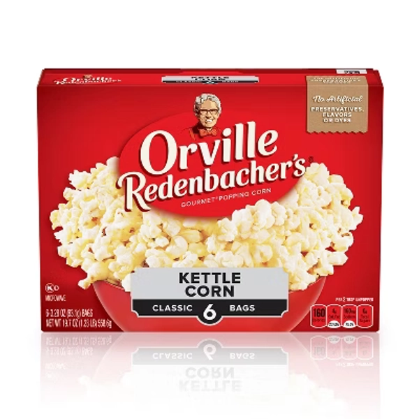 Orville Redenbachers Kettle Corn Microwave Popcorn - 6ct/19.7oz