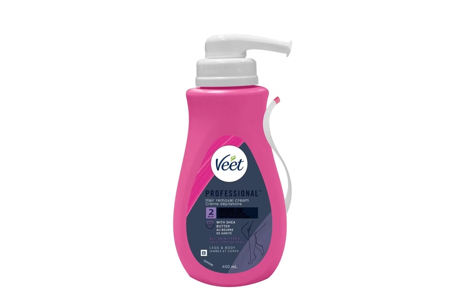 Veet® Professional™ Hair Removal Cream for Legs, Arms, Underarms, Bikini - All Skin Types - Hair Remover with Shea Butter, 400 mL