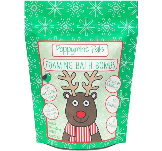Poppymint Pals Polar Bear Bath Bombs