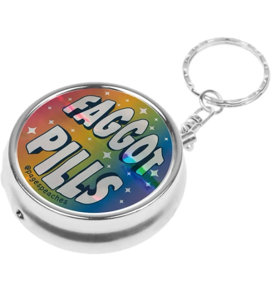 Faggot Pill Case
