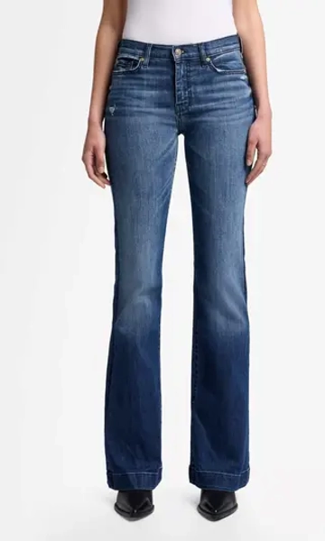 Dojo Mid Rise Flare Jeans