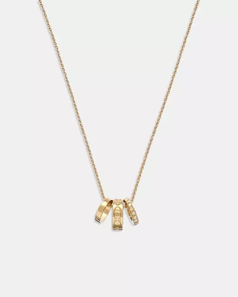 Gold Signature Rondell Necklace