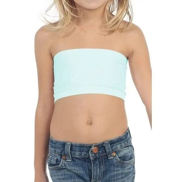 Kurve Girls' Seamless Tube Top Undershirts