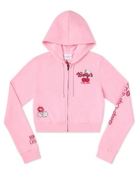Betty Boop Betty's Casino Lounge Zip Hoodie - Spencer's