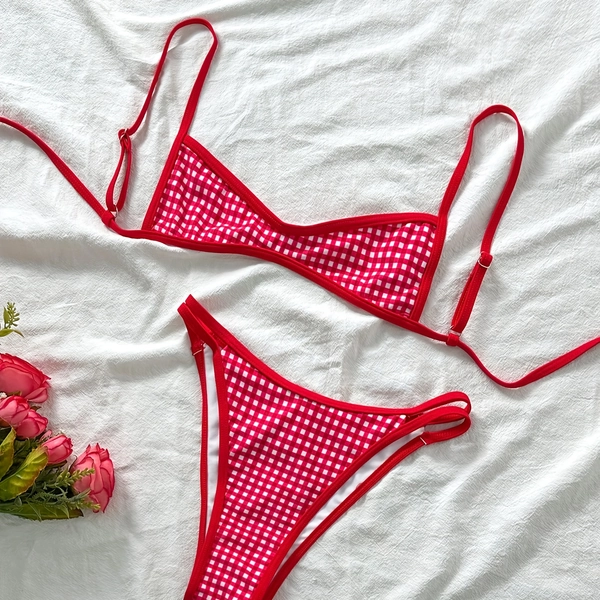 Floral Print Unpadded Bikini Set