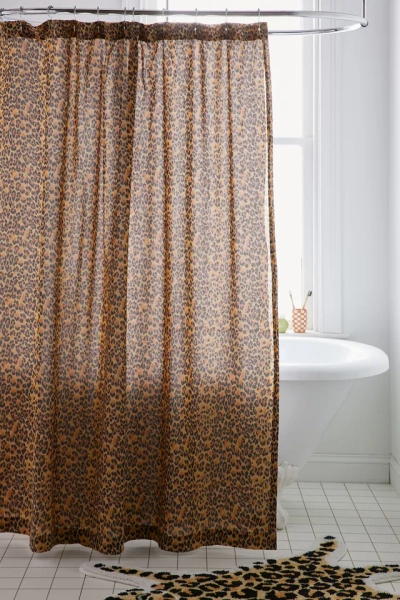 Dolores Animal Print Patterned Shower Curtain
