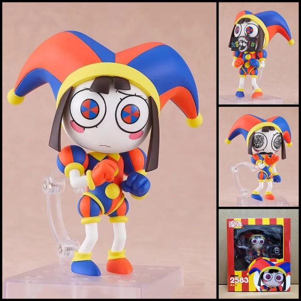 【In Stock Now】The AmazingDigitalCircus Anime Figure #2583 - Pomni the Jester, Swappable Faces Movable Joints Action Figure