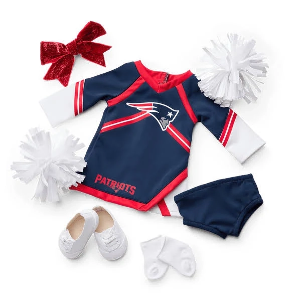 American Girl NFL New England Patriots Cheer Uniform
