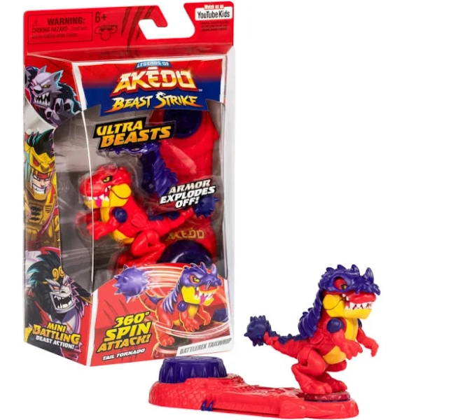 Akedo Beast Strike Ultra Beasts Battlerex Tailwhip