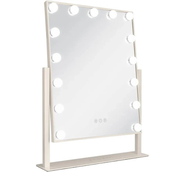 Zadro 15 LED Light Bulb Vertical Hollywood Makeup Mirror