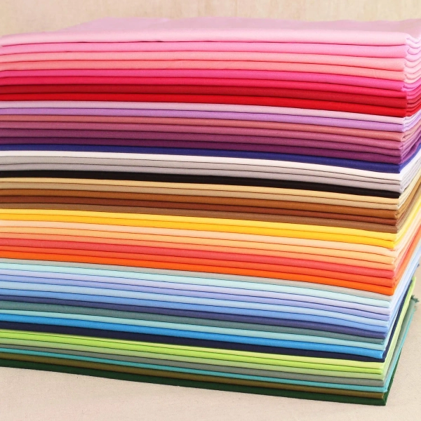 50 Multicolor Solid 15cm Squares Fabric,Rainbow Fabric,Fabric Scraps Remnants,Precut Quilt Fabric,Fabric Bundle,100% Cotton Sewing Craft DIY