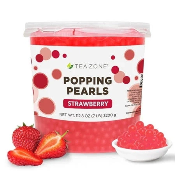 Tea Zone Strawberry Popping Pearls